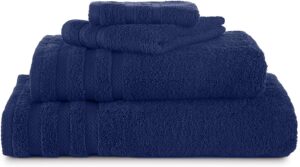 blue towel set