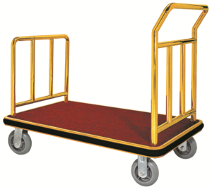 Hotel Luggage trolley flat