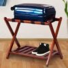 Luggage rack wooden