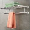 Stainless steel towel rack