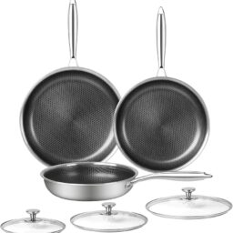 Honeycomb Non - Stick Pan