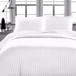 White Striped Bedsheet