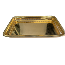 Gold serving tray