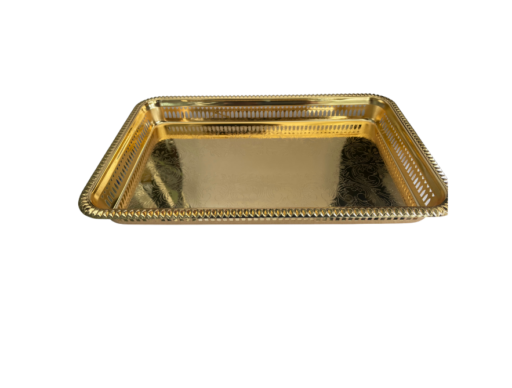Gold serving tray