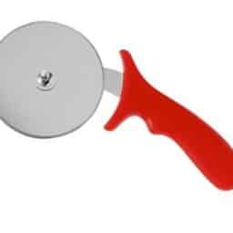 Stainless Steel Pizza Cutter in Red