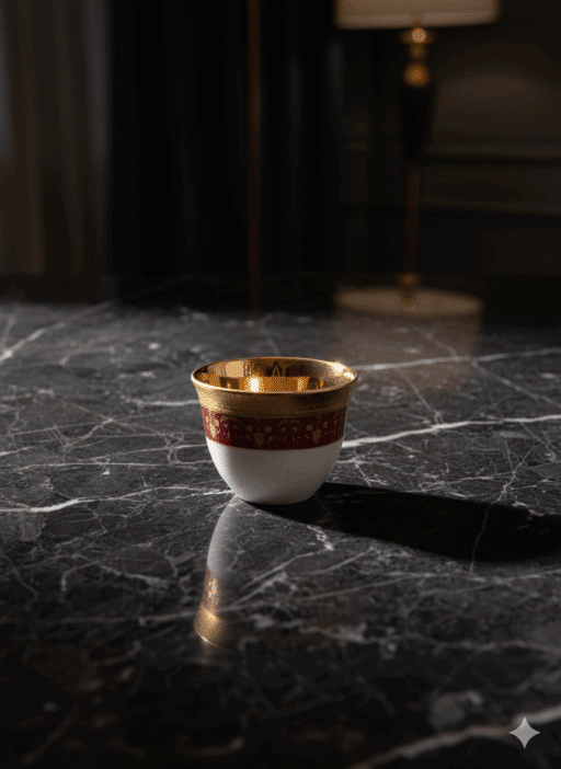 Red Gold Plated Gawa Cup - Image 3