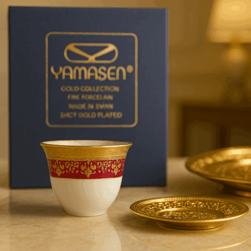 Red Gold Plated Gawa Cup - Image 4