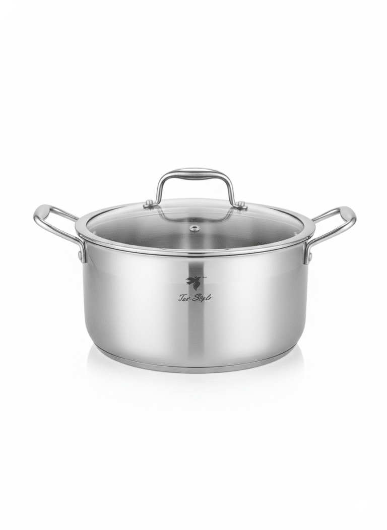 Cooking Pot with Glass Lid