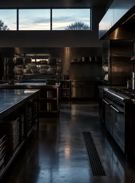 Kitchen at QMPC