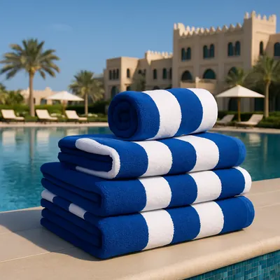 Poolside towels